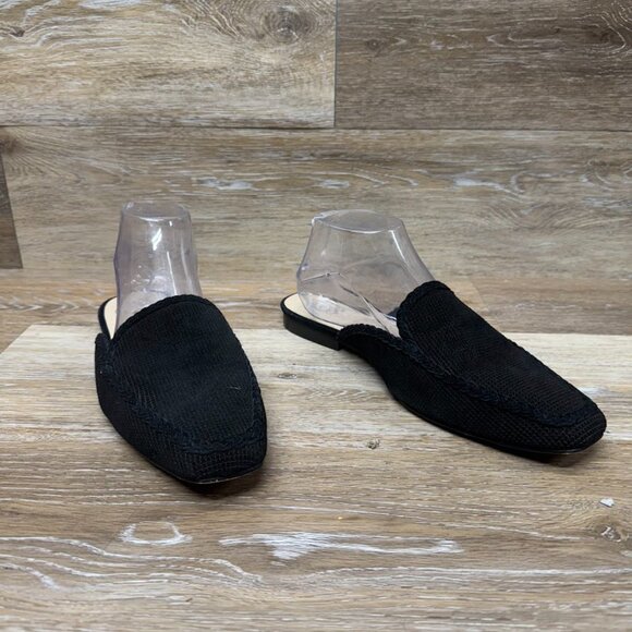 Vince Camuto X Almost Ready Braided Black Mules Women's Size 9.5 - Picture 5 of 6